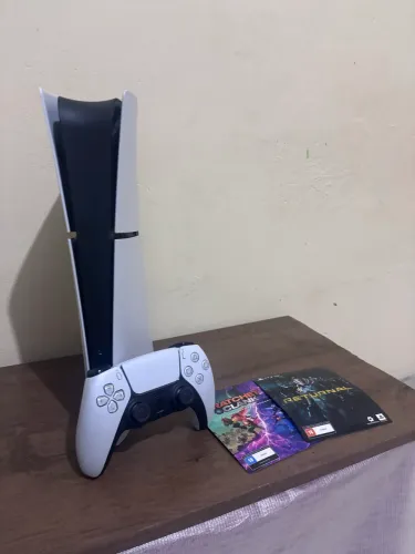 Ps5 Slim - Mídia Digital + 3 jogos!