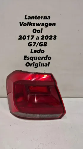 Lanterna Volkswagen Gol 2017 2018 2019 2020 2021 2022 2023 G7/G8 Lado Esquerdo Original