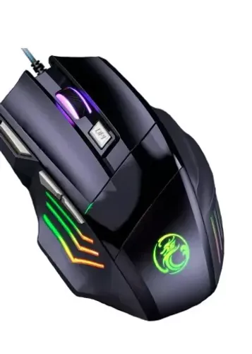 Mouse Gamer Usb 3200dpi 7 Botoes Luz Led X7 (sb-x7)