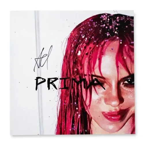 vinil adéla - prima autografado (importado - uk/white)