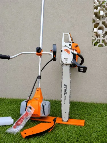 KIT ROÇADEIRA GASOLINA + MOTOSSERRA 78CC PROFISSIONAL COM 3 MESES GARANTIA