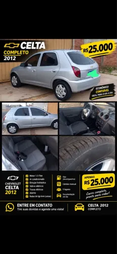 Chevrolet Celta Spirit/ LT 1.0 MPFI 8V Flexp. 5P 2012