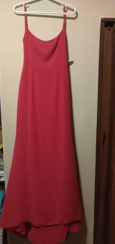 Vestido longo em poliéster tamanhos P 38