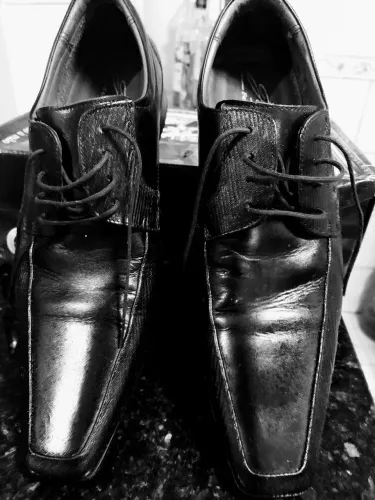 Sapato masculino couro preto