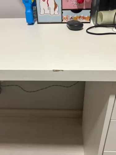 Mesa Escritório em L (Branco)