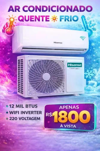 Ar condicionado quente e frio 12 mil btus NOVO NA CAIXA.