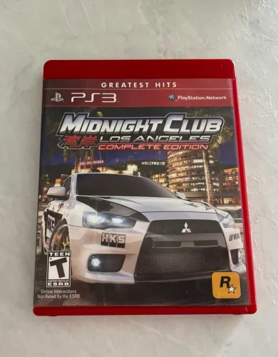 Midnight Club Los Angeles Complete Edition PS3 Original | Coleção
