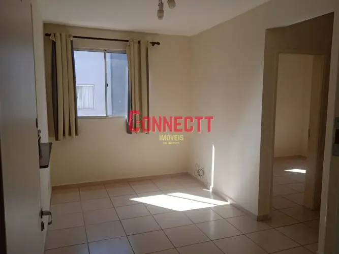 Apartamento com 2 dormitórios para alugar, 45 m² por R$ 1.066,00/mês - Parque Ribeirão Pre