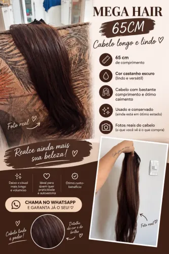 Mega Hair CABELO HUMANO