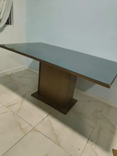 MESA DE JANTAR 6 LUGARES COM VIDRO NAO ACOMPANHA CADEIRAS