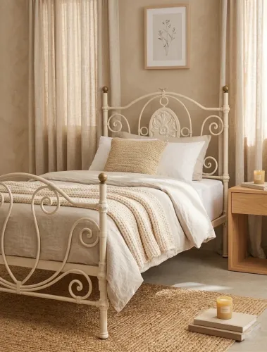 Cama ferro solteiro Farmhouse