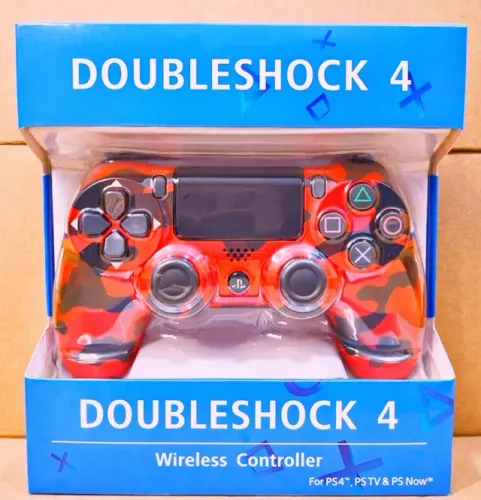 Joystick sem fio para Playstation 4 e Smartphones com Wireless, Vibração e Touch Screen 