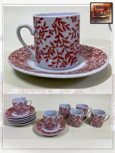 Serviço de xícaras para café