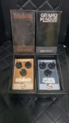 Pedais TC Electronic Echobrain Delay & Grand Magus Distortion - Excelente Estado!