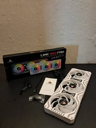 Promoção!!! Kit Fans Acegeek Link360 360mm ARGB 3 em 1