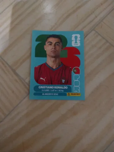 Figurinha card Cristiano Ronaldo 100% real estado extremamente novo!