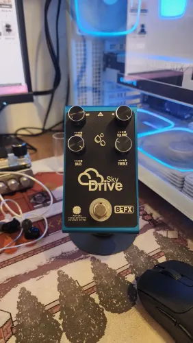 Pedal guitarra BFFX Sky Drive Overdrive Pure Sky Timmy Jan Ray