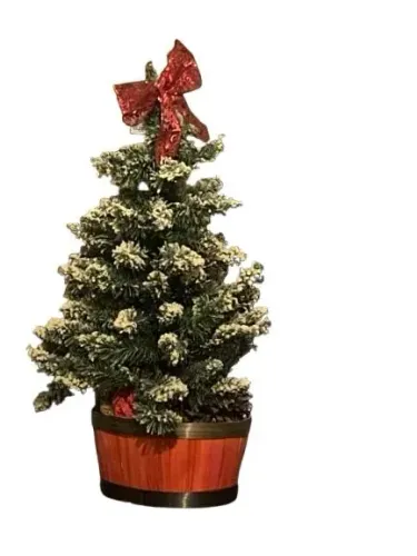 Mini arvore de Natal nevasca 65 cm.