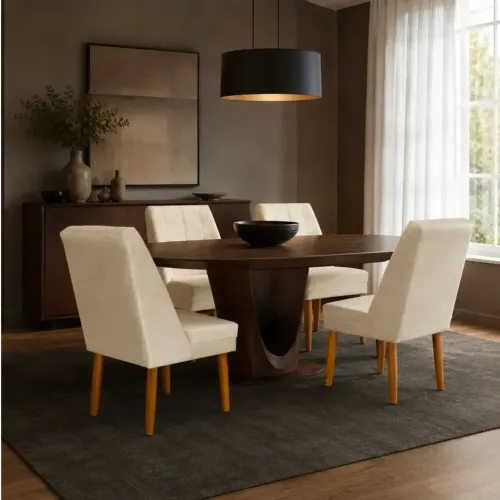 Cadeiras Novas off white
