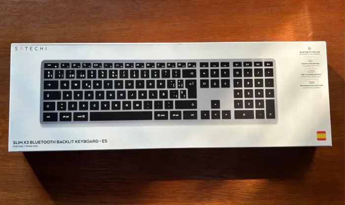 Teclado Satechi Slim X3 Bluetooth Backlit - ES - Mac