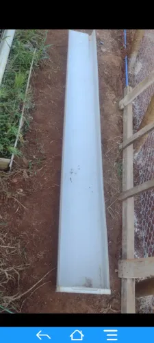 Canaletas de plástico de água calhas plástica etc