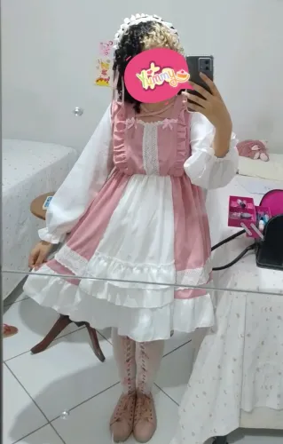 Vestido Lolita moda fofa