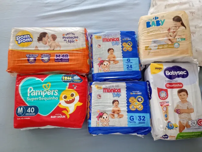 Fralda descartável infantil