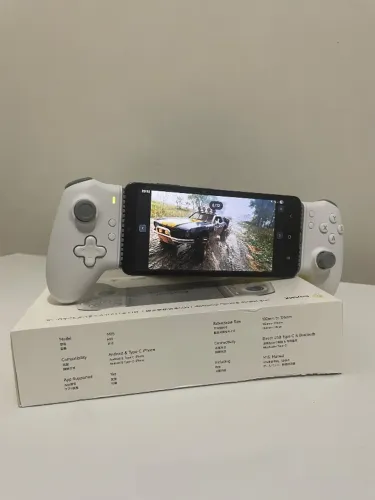 CONTROLE PARA CELULAR SMARTPHONE IPHONE ANDROID COM USB-C, VIBRAÇÃO E RAPIDEZ