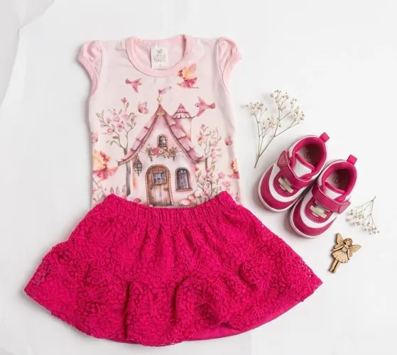 Lote de Roupas Bebê Menina 1 Ano
