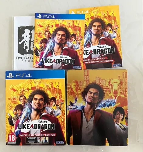 Yakuza Like a Dragon - PS4 - Steelbook edition