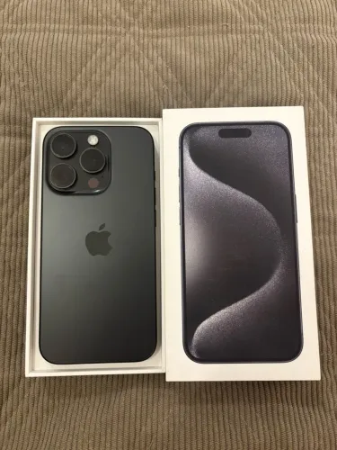 Iphone 15 Pro 256GB Titânio Preto - Usado