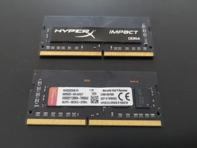 Kit 32GB RAM Kingston Fury DDR4 3200MHz Notebook 2x16GB