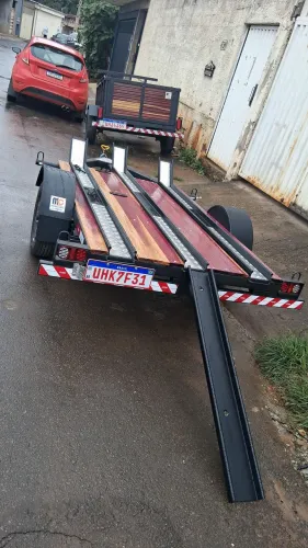 Carretinha reboque para transporte de motos