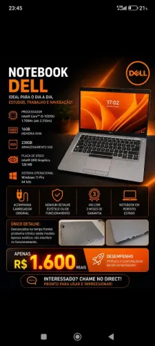 Notebook Dell Latitude 5410
