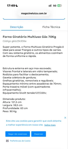 Forno industrial