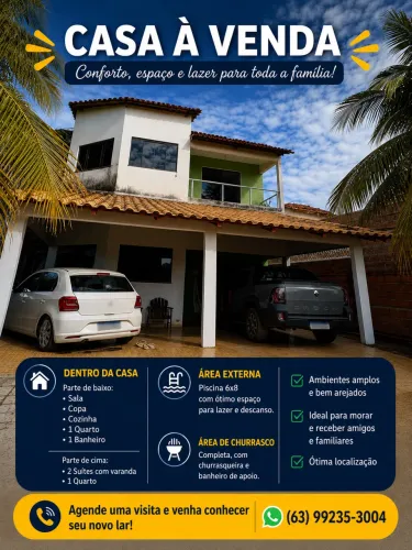 Vende-se lindo sobrado amplo e confortável, perfeito para sua família!