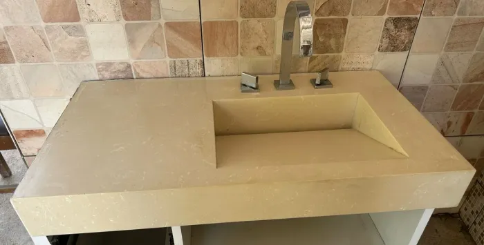 Pia esculpida 98x50cm
