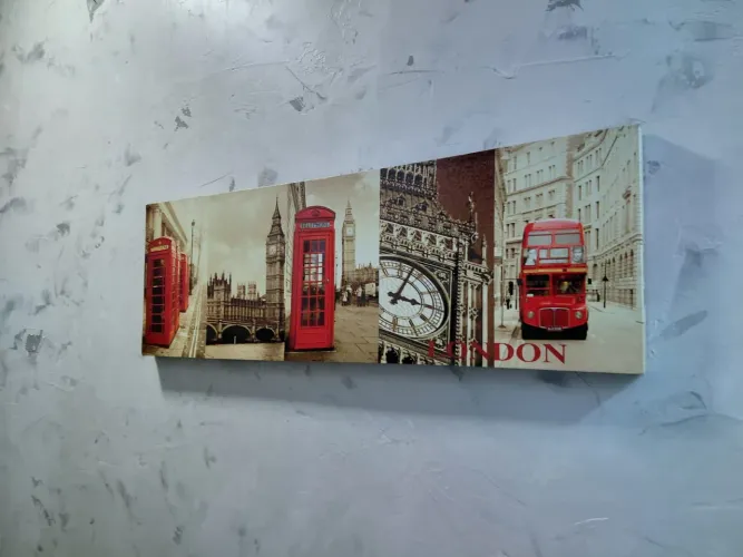 Quadro Decorativo Londres - Estilo Vintage | Peça Importada