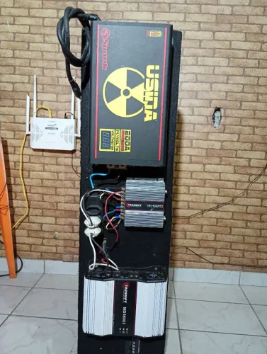 FONTE AUTOMOTIVA E 2 MÓDULOS 