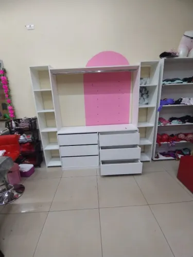 CLOSET CM 6 GAVETAS/CABIDEIRO/2 TORRE MDF NOVO 