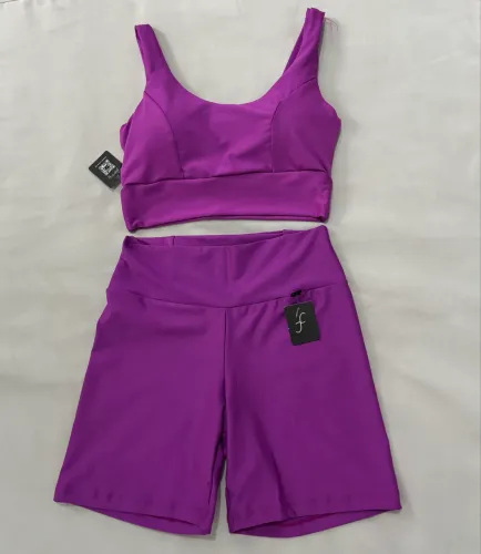 Conjunto academia top e short