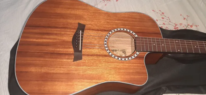 Violão hofma elétrico  semi novo  1 mês de uso 