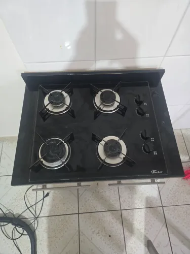 Fogão coocktop 4 bocas com balcão 
