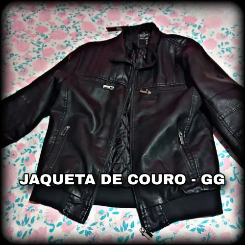 Jaqueta De Couro Sintético