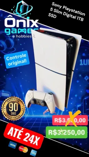 Ônix Games - PLAYSTATION 5 Slim 1TB DIGITAL