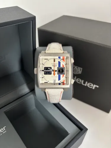 Relógio Masculino Tag Heuer Monaco Gulf Cronógrafo 39mm Prem AAA+