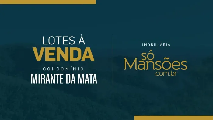 EXCELENTE OPORTUNIDADE DE TERRENO NO CONDOMÍNIO MIRANTE DA MATA EM NOVA LIMA-MG
