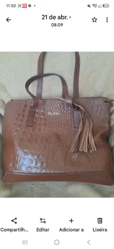 Bolsa de couro zarpa