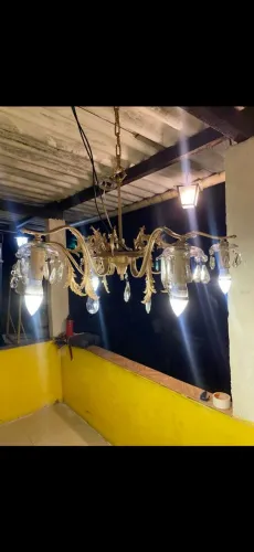 Lustre antigo de ferro 