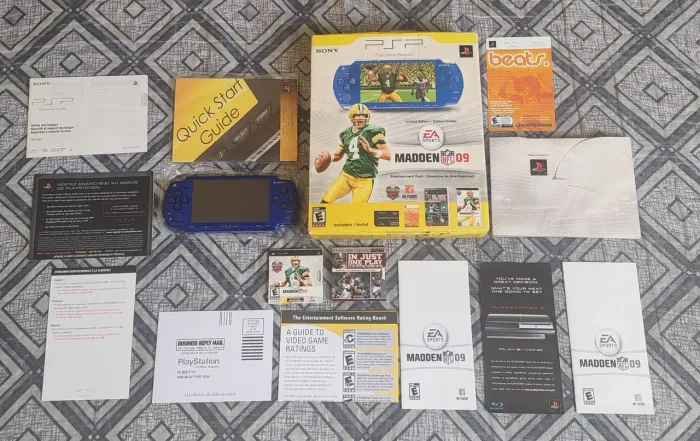 PSP edição NFL completo na caixa